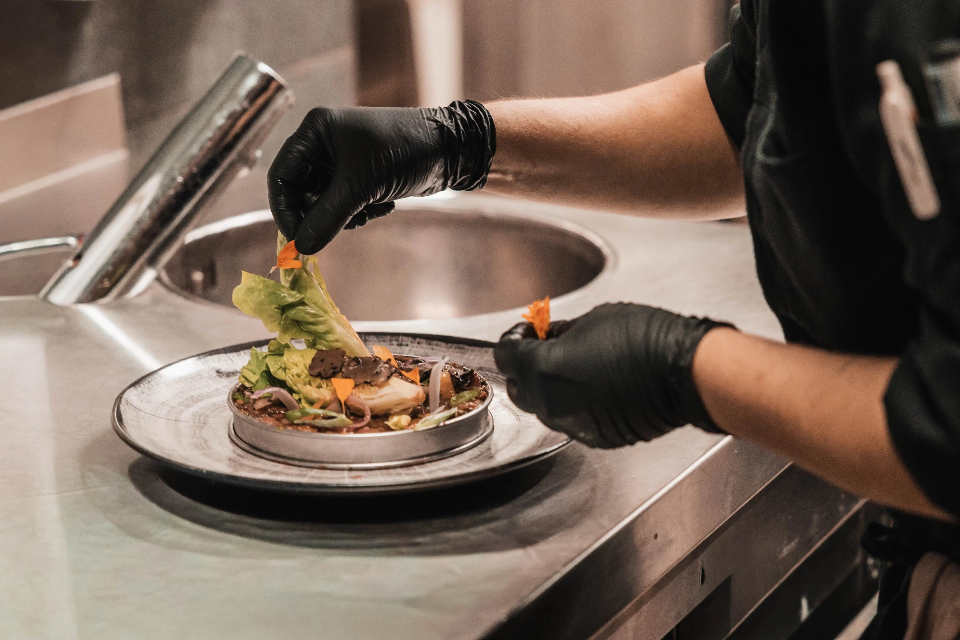 Création gastronomique du chef